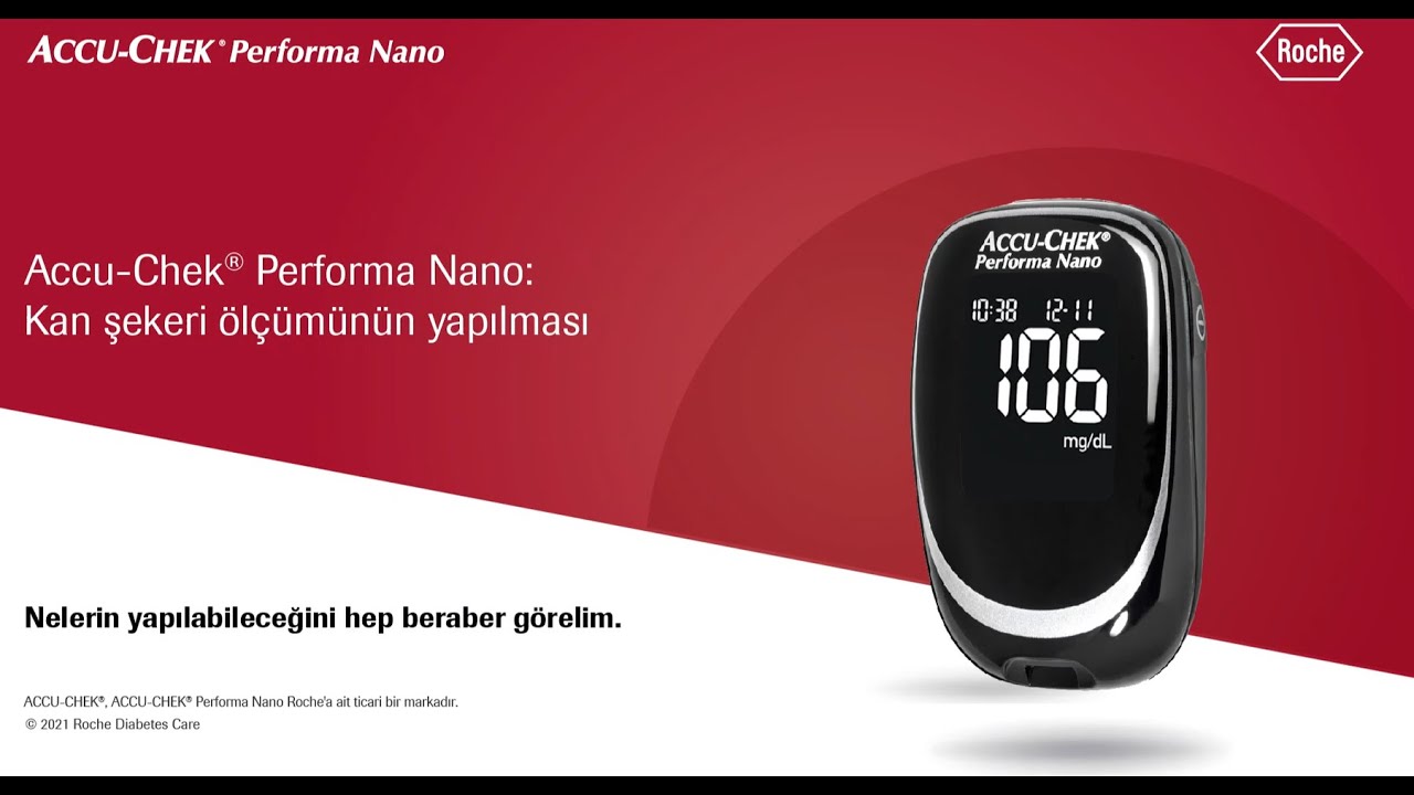Accu-Chek Performa Nano: Kan Şekeri Ölçümünün Yapılması