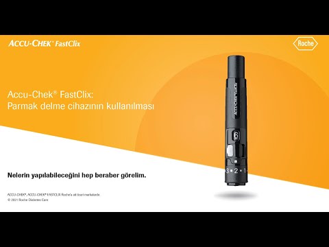 Accu-Chek FastClix Parmak Delme Kaleminin Kullanımı