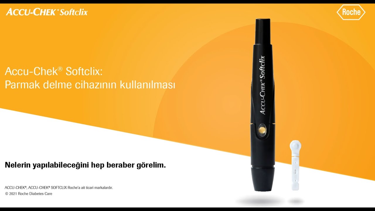 Accu Chek Softclix Parmak Delme Cihazının Kullanımı