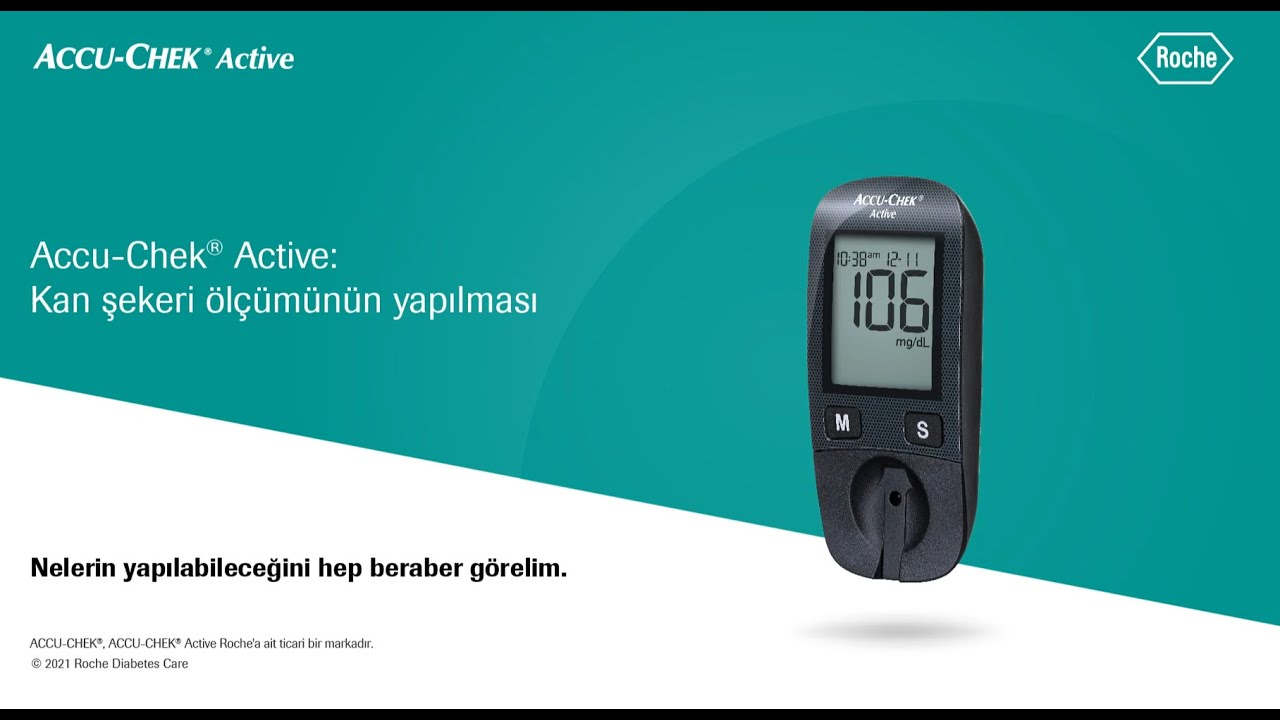 Accu-Chek Active: Kan Şekeri Ölçümünün Yapılması