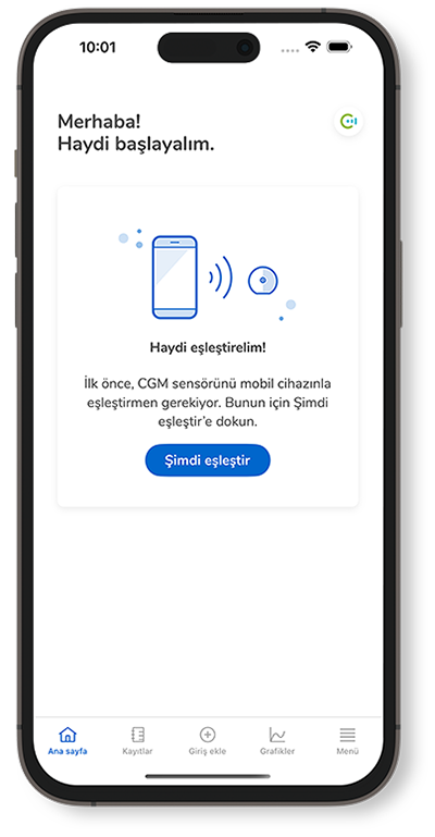 SmartGuide uygulamasının Şimdi Eşleştir ekranının ekran görüntüsü.