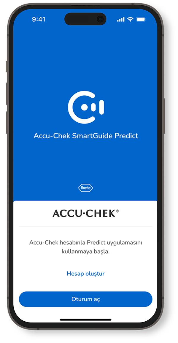SmartGuide Predict uygulamasının oturum açma ekranının ekran görüntüsü.