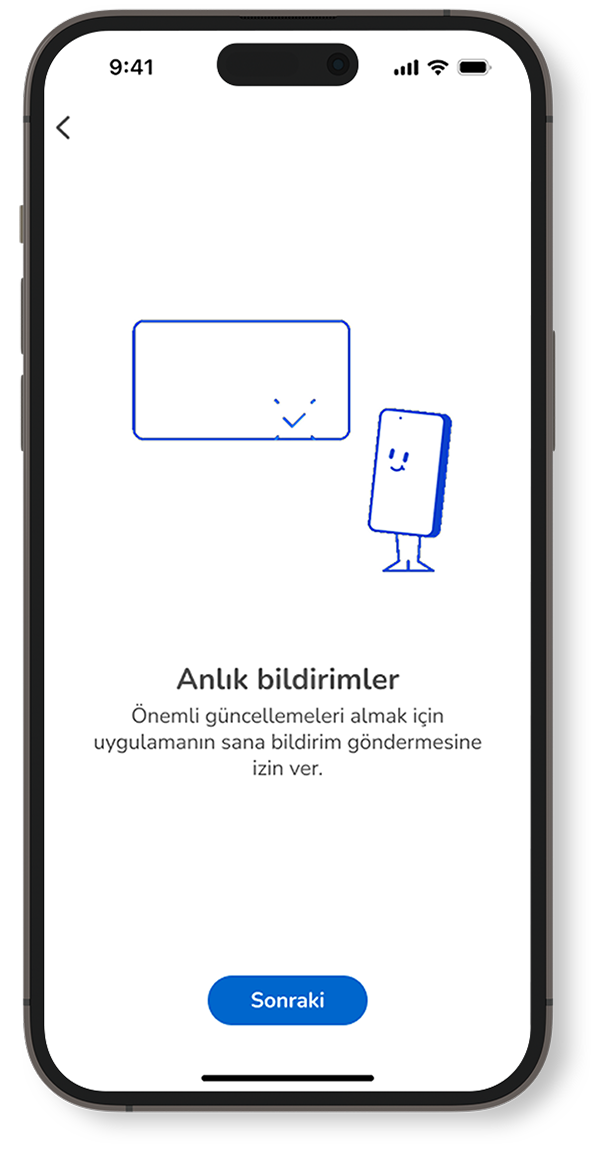 SmartGuide Predict uygulamasının anlık bildirimler ekranının ekran görüntüsü.